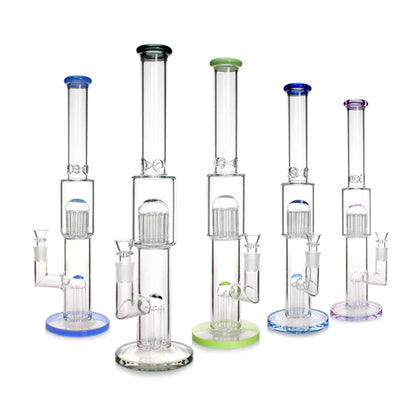 18" Triple 12 Arm & Arm Perc Bong