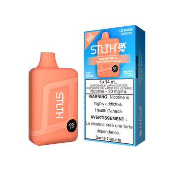 STLTH 8K PRO - Peach Blue Razz Ice / 20 mg / 14 mL