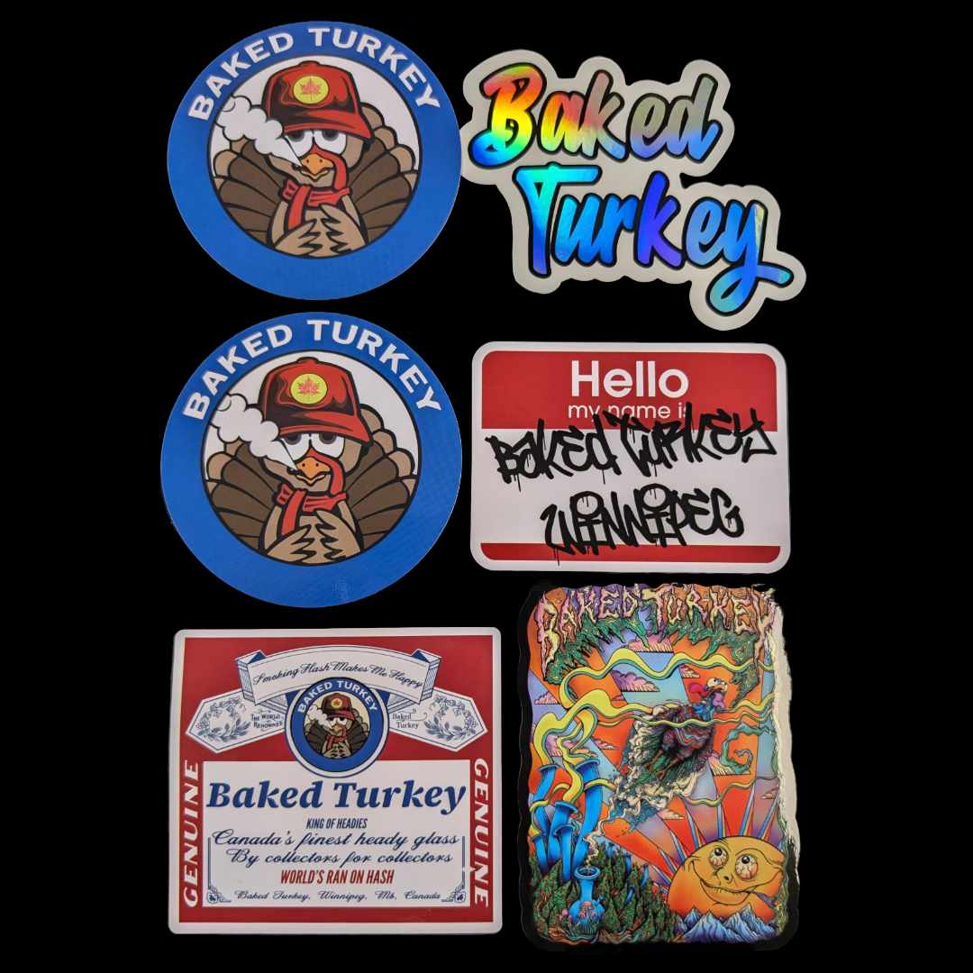 Baked Turkey Sticker Pack - Series 1