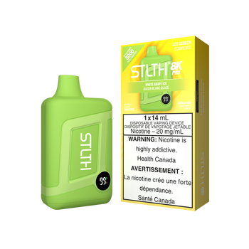 STLTH 8K PRO - White Grape Ice / 20 mg / 14 mL