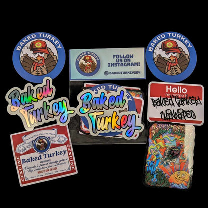 Baked Turkey Sticker Pack - Series 1