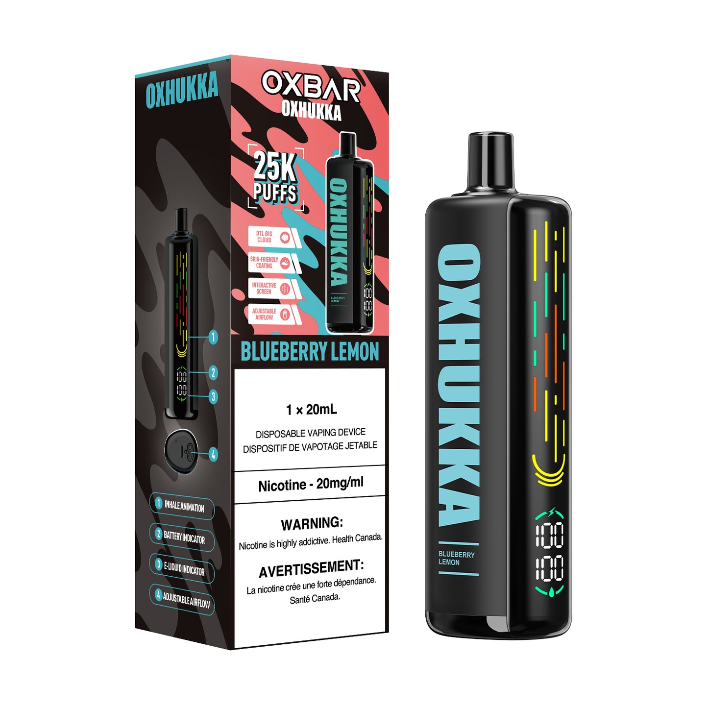 OXBAR Oxhukka - Blueberry Lemon