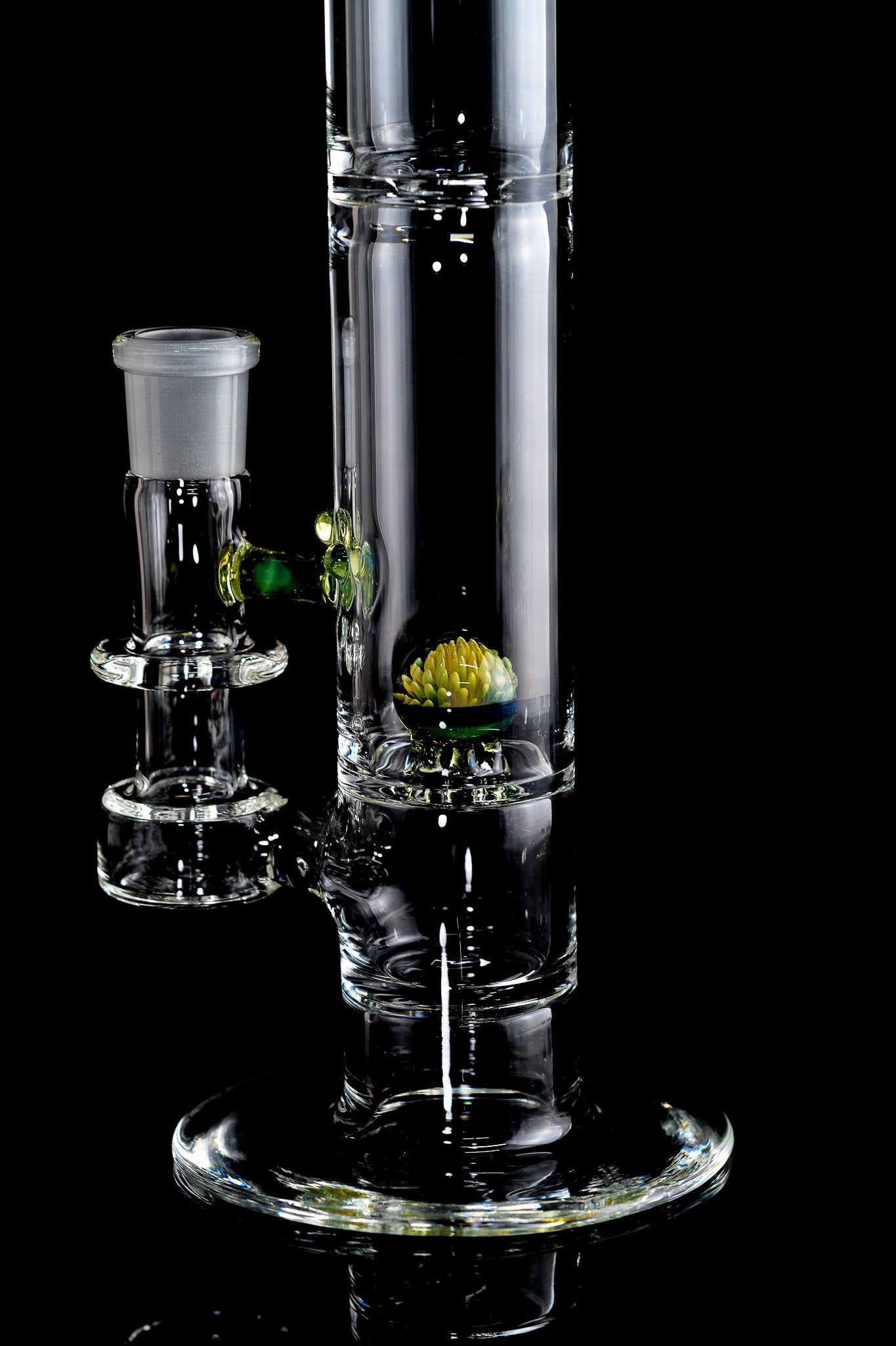 Discobox Glass - 18" Natty Tube w/Fumed Mouthpiece - 2