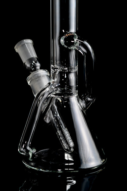 Discobox Glass - 18mm SBR Beaker W/ Removable Stem - 1