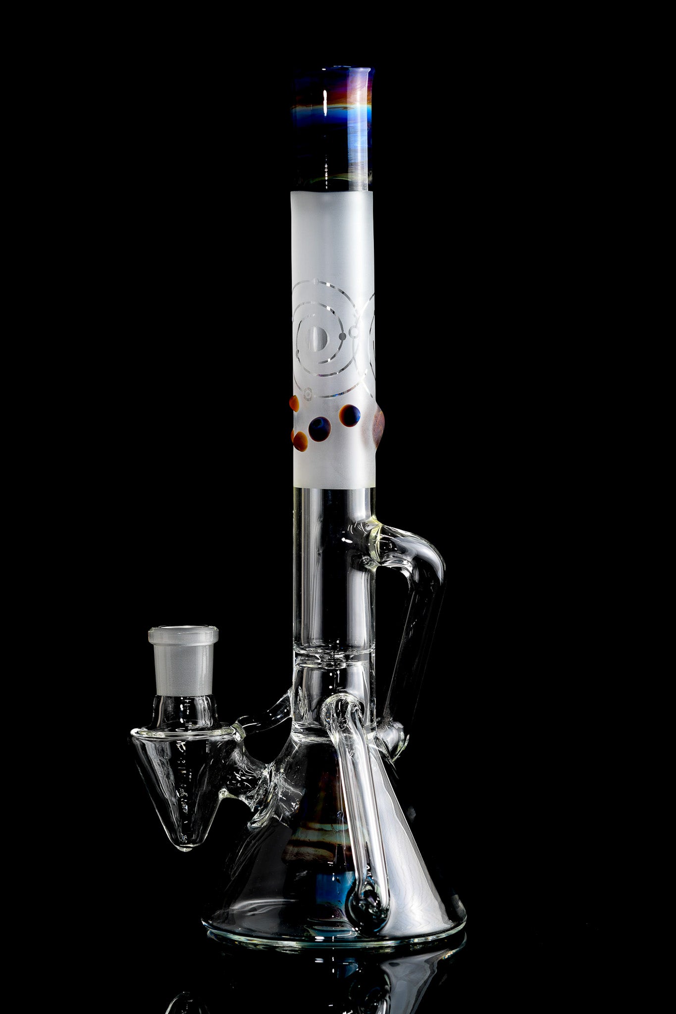 Discobox Glass - 18mm SBR Beaker W/ Blasted Neck