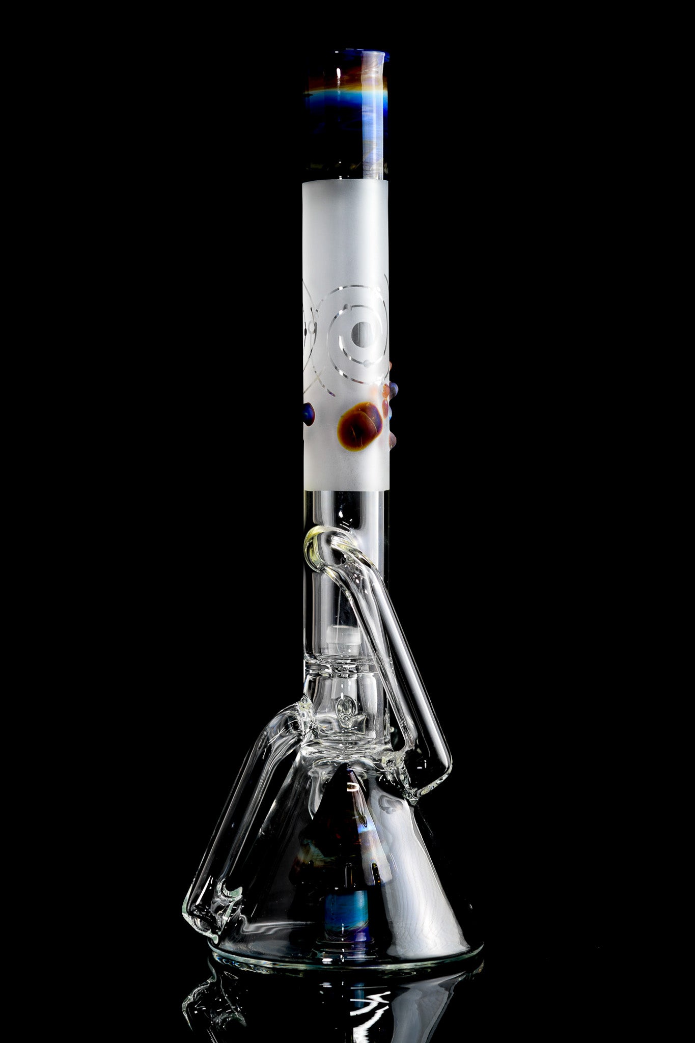 Discobox Glass - 18mm SBR Beaker W/ Blasted Neck