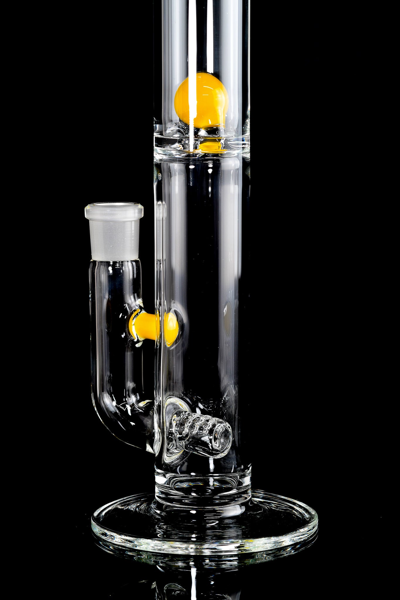 Green Belt Glass - Mini Inline W/ Marble Splash Guard - 4