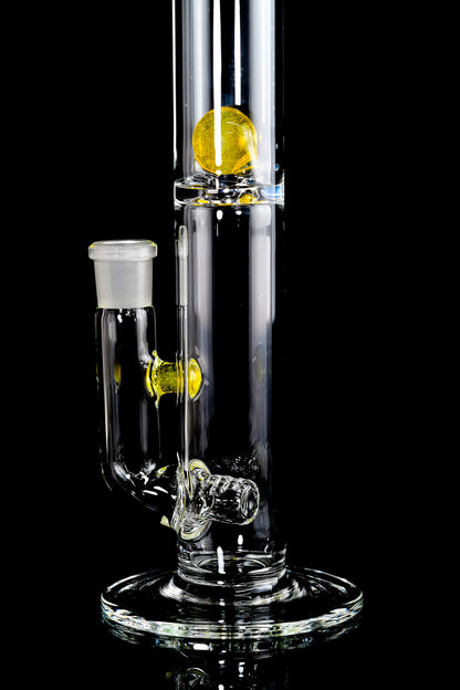 Green Belt Glass - Mini Inline W/ Marble Splash Guard - 5