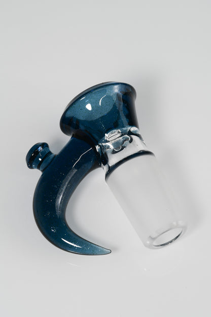 Jamms Glass - 18mm 4 Hole Single Colour Slide - Blue Stardust