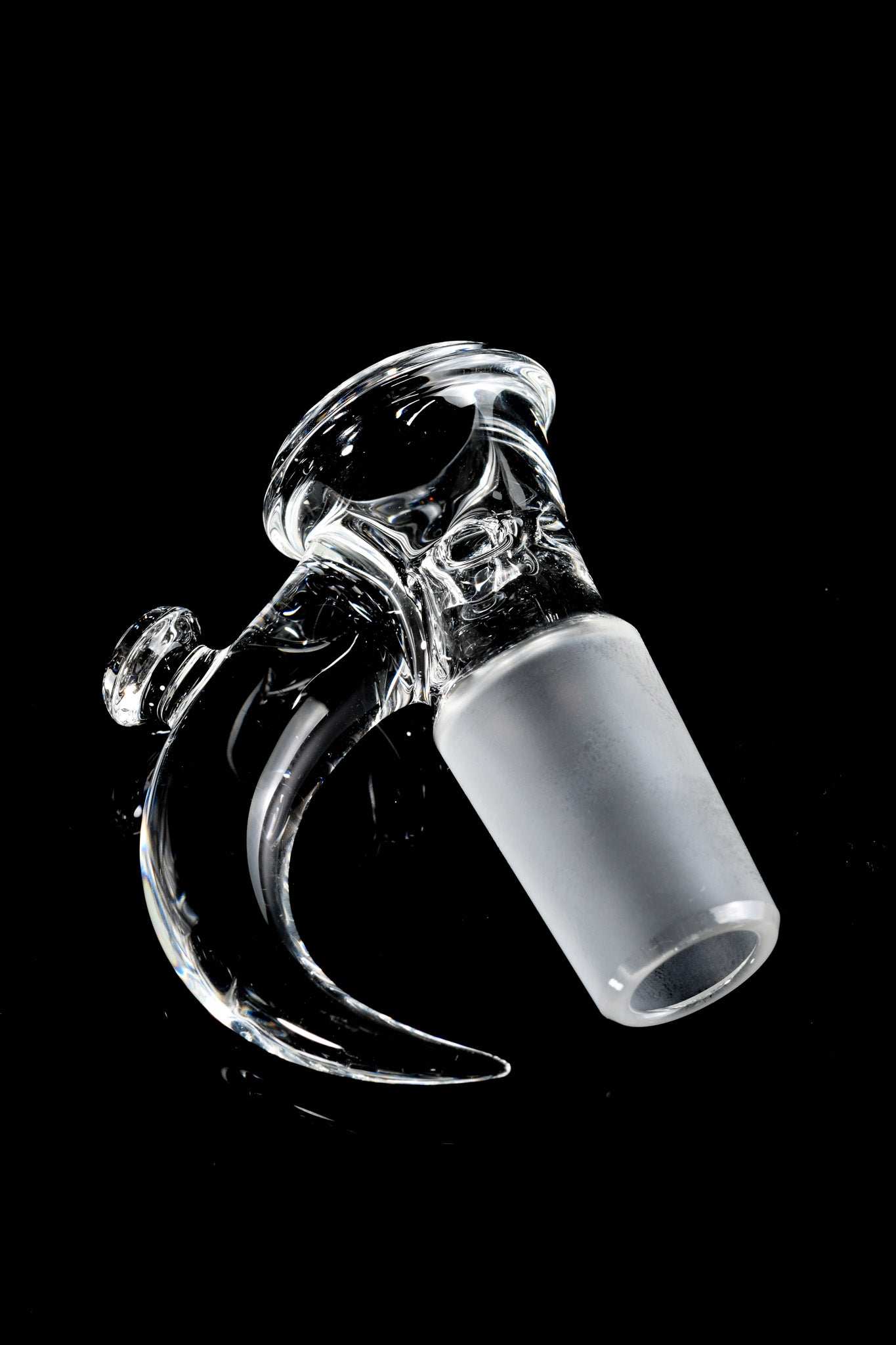 Jamms Glass - 18mm 4 Hole Clear Slide - 2