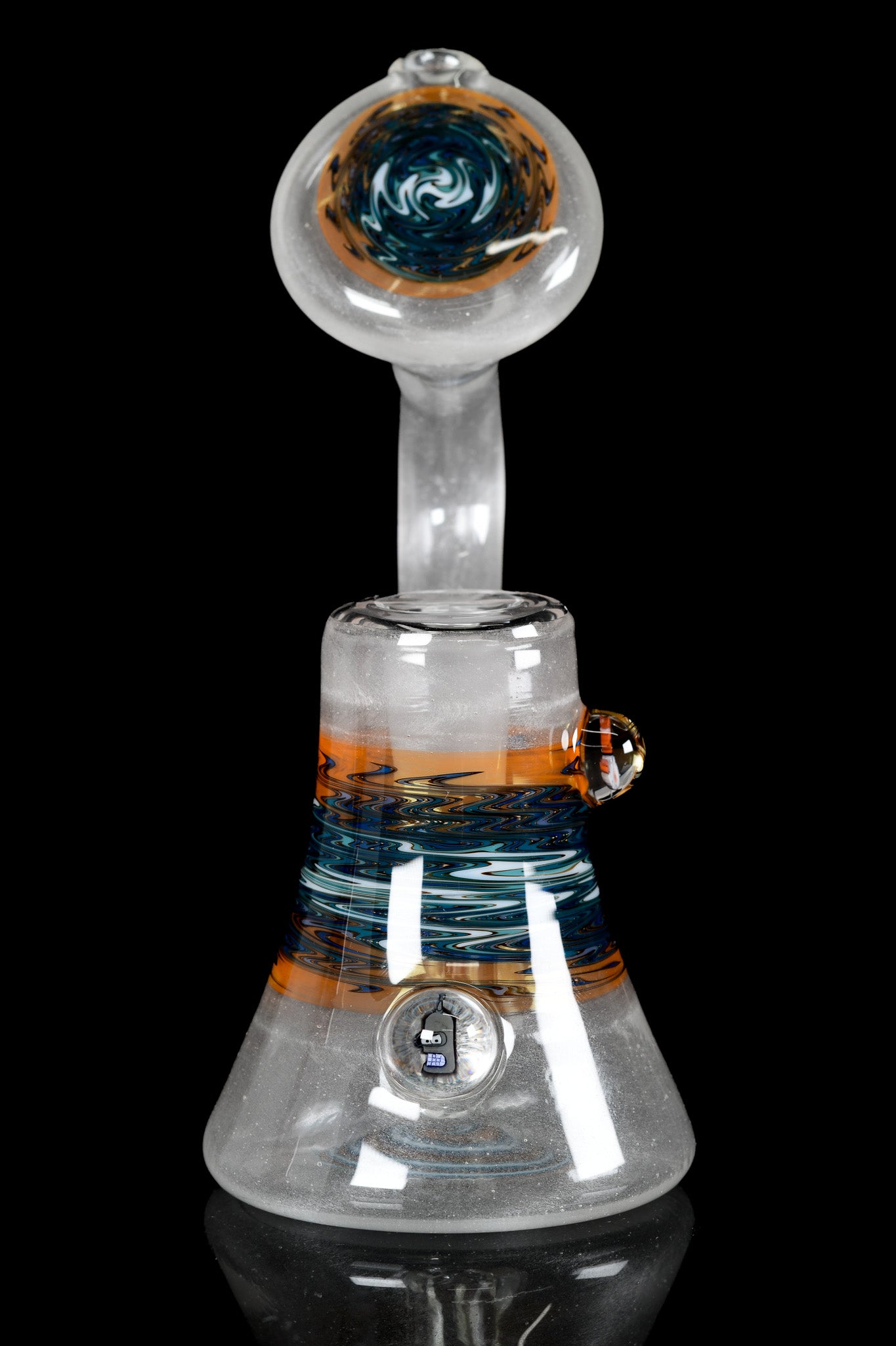 Keys Glass - 14mm Dewar Bubbler - White UV