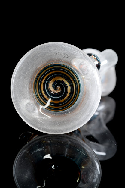 Keys Glass - 14mm Dewar Bubbler - White UV