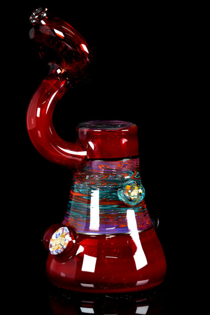 Keys Glass - 14mm Dewar Bubbler - Red