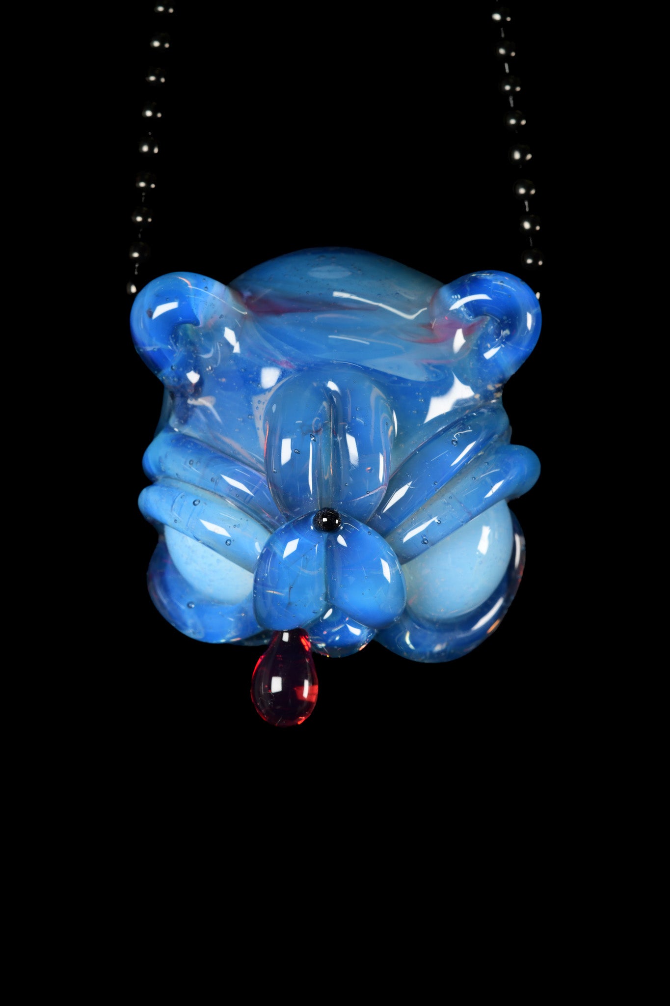 Castro Glass - Drippy Teddy Pendant - 1