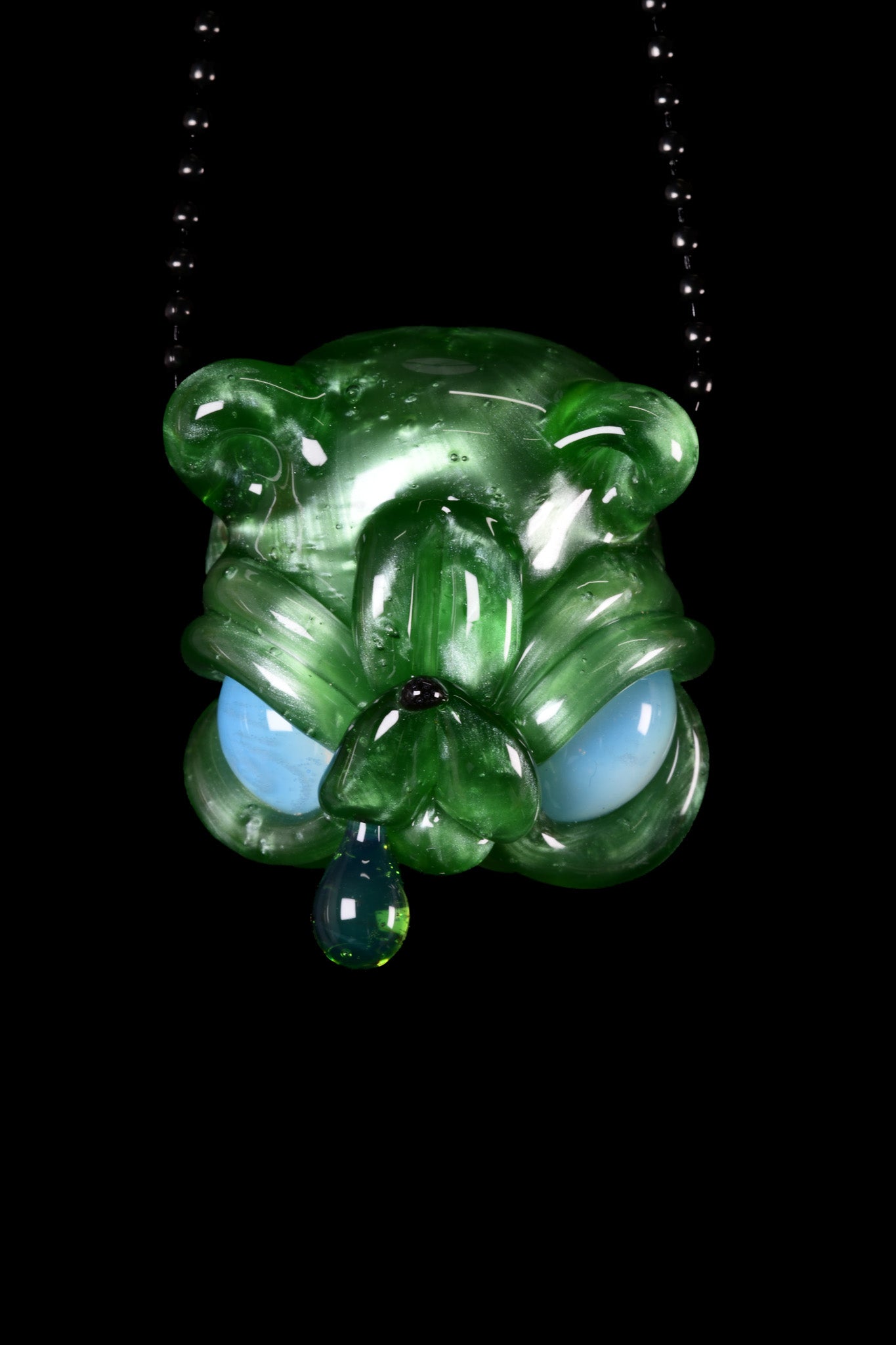 Castro Glass - Drippy Teddy Pendant - 2