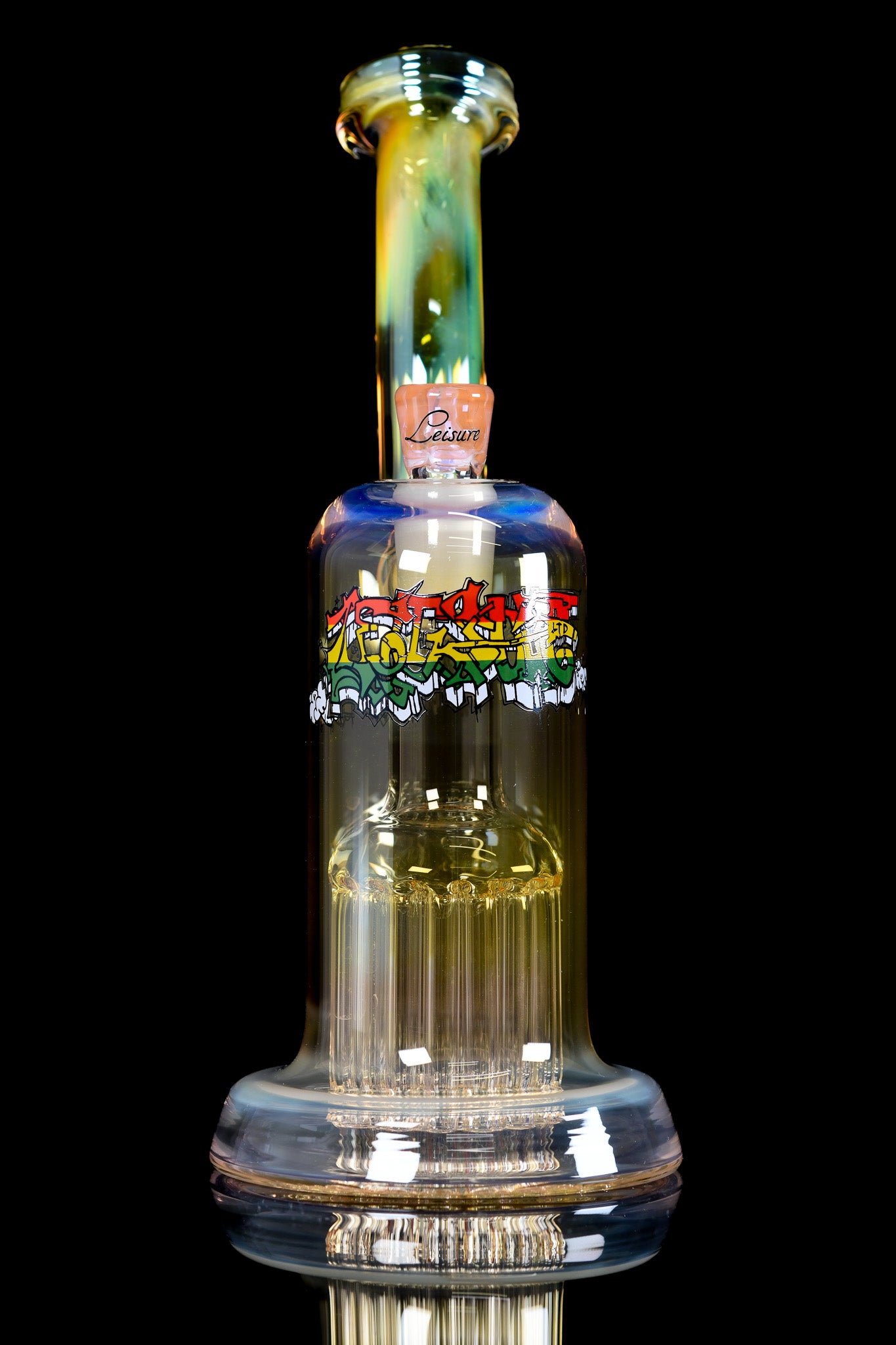 Leisure Glass - 18mm Fumed 16 Arm Bubbler