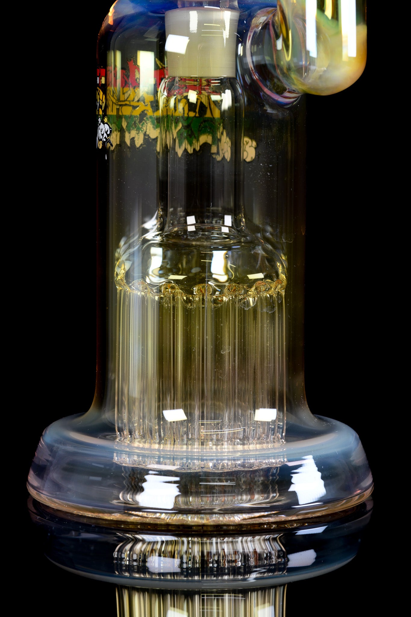 Leisure Glass - 18mm Fumed 16 Arm Bubbler