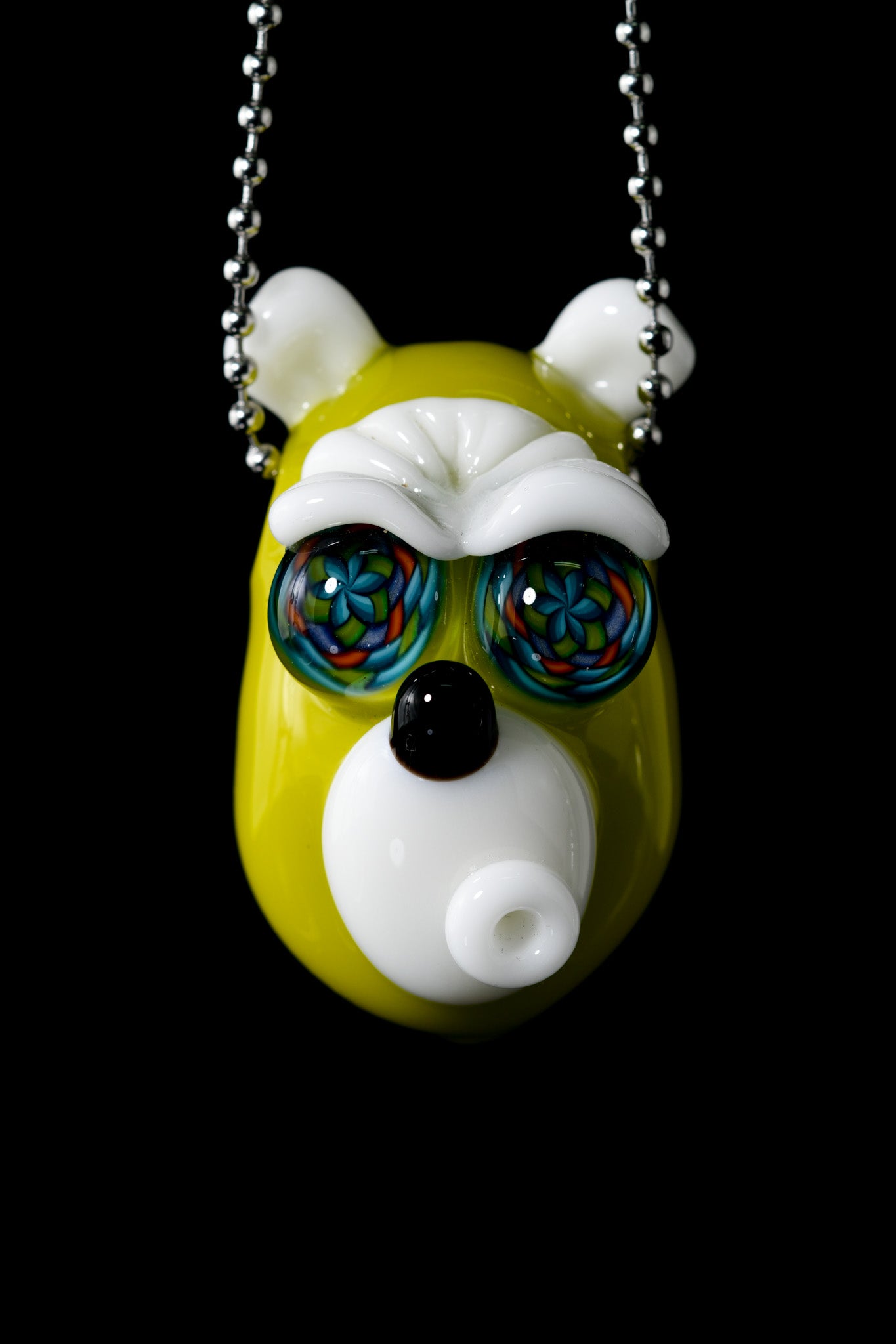 Nez Glass - Hollow Millie Eye Bear Pendant - 2