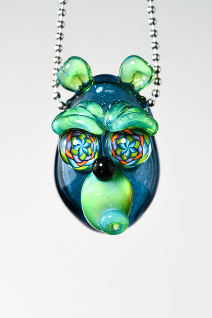 Nez Glass - Hollow Millie Eye Bear Pendant - 4