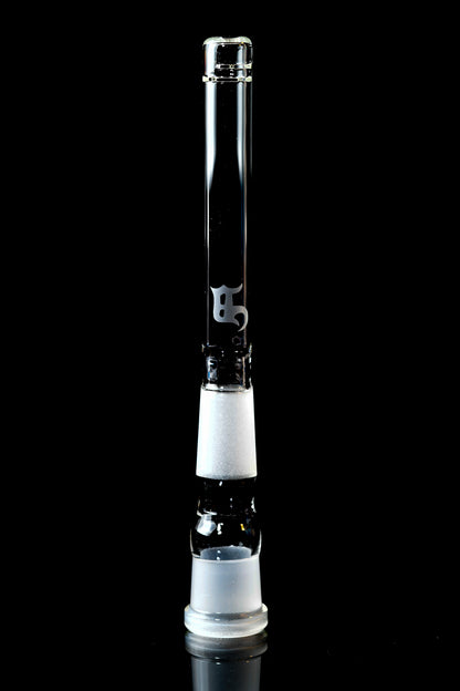 Duffy Glass - 18/18 Clear Halfcase Stem w/ Illuminati Grids - 4 - 5.25"