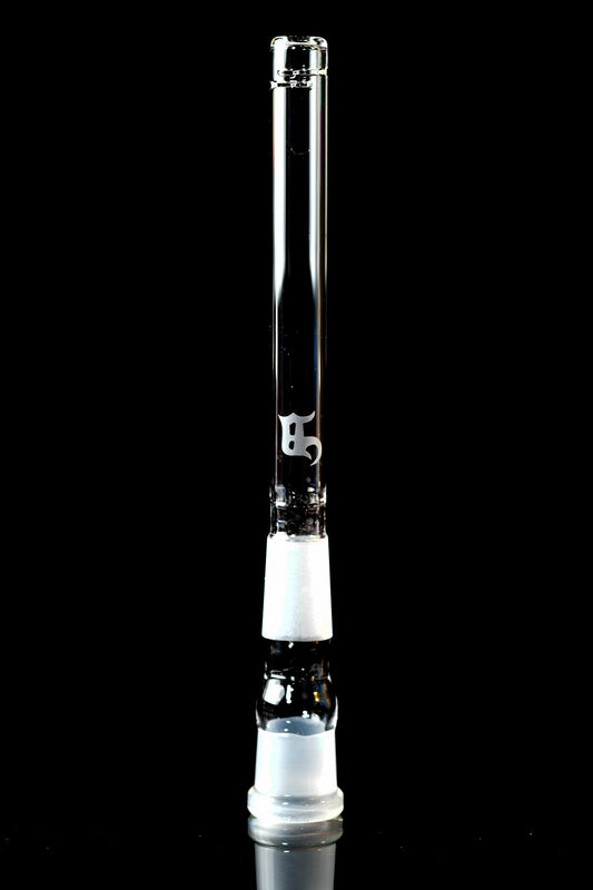 Duffy Glass - 18/18 Clear Halfcase Stem w/ Illuminati Grids - 8 - 6.25"