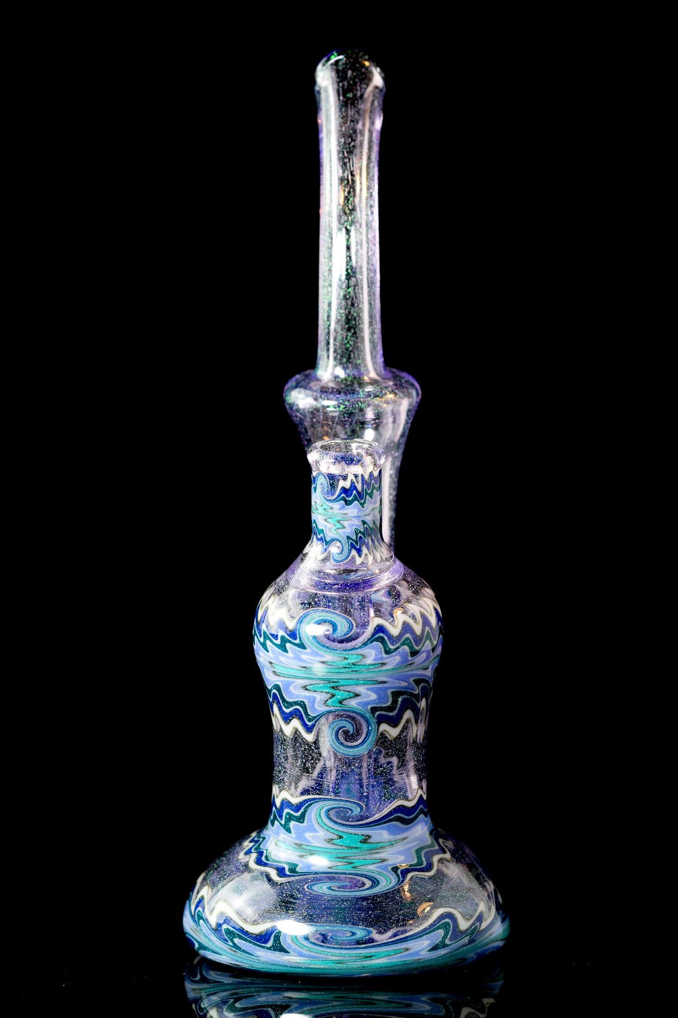 Al Gore - 10mm Dichro Bubbler W/ Matching Bubble Cap