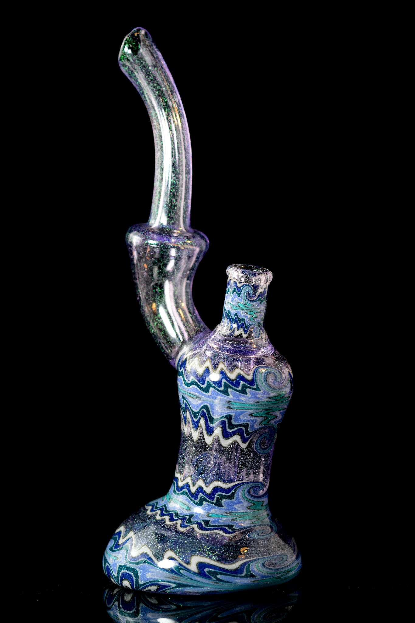 Al Gore - 10mm Dichro Bubbler W/ Matching Bubble Cap