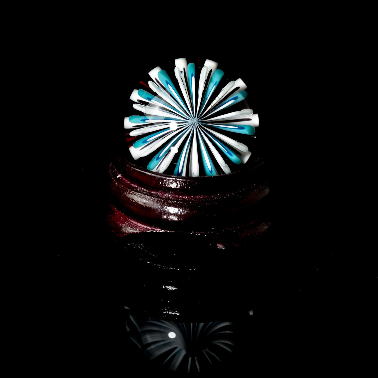 Steve H Glass - Implosion Flower Marble