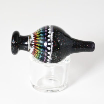 Steve H Glass - Crushed Opal Dot Mandala Bubble Cap - 2