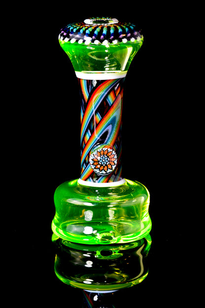 Steve H Glass - Puffco Peak Uv Dot Mandala Dry Top