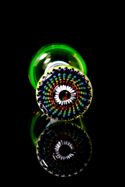 Steve H Glass - Puffco Peak Uv Dot Mandala Dry Top