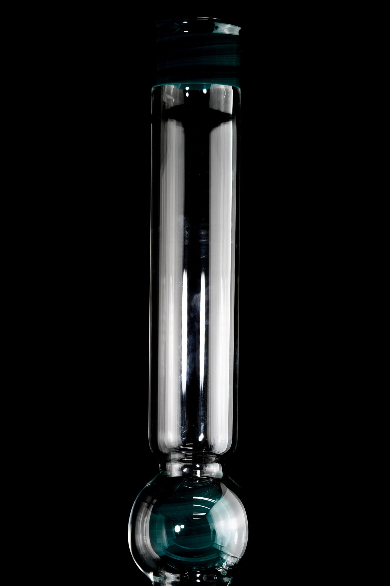 Full Zirk Glass - Inline Ball Tube - Teal