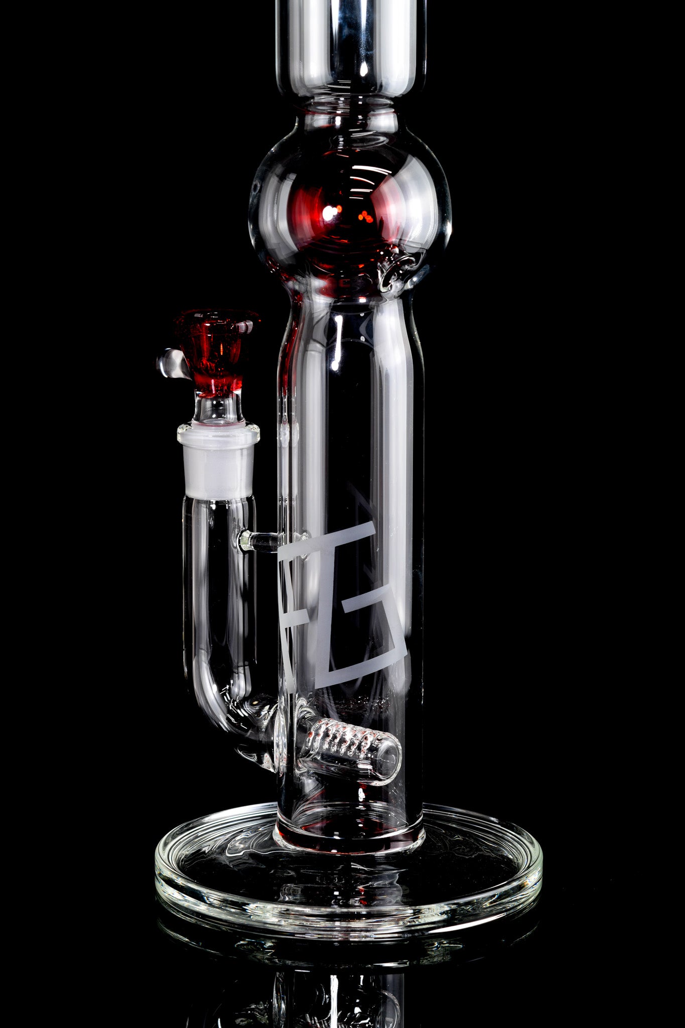 Full Zirk Glass - Inline Ball Tube - Red