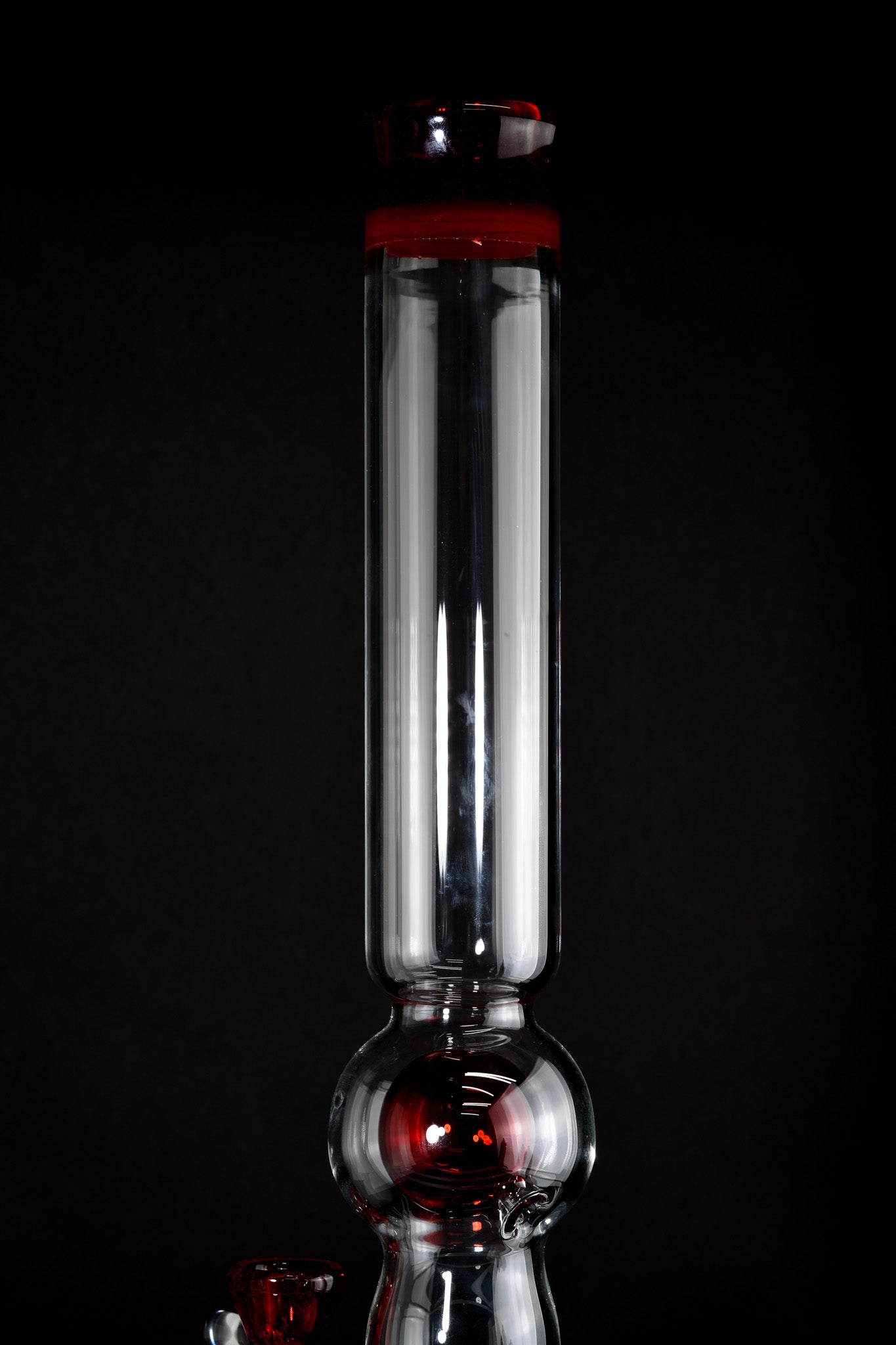 Full Zirk Glass - Inline Ball Tube - Red