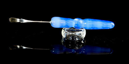 Full Zirk Glass - Glass Handle Dabber - Blue