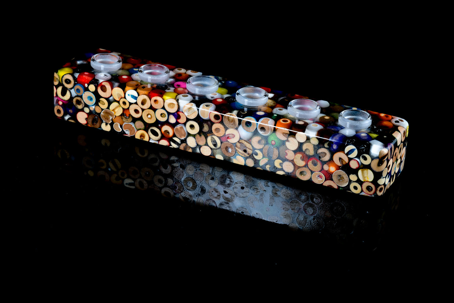 Slab Culture - 6-hole 14mm Epoxy Beads Banger Block - 1