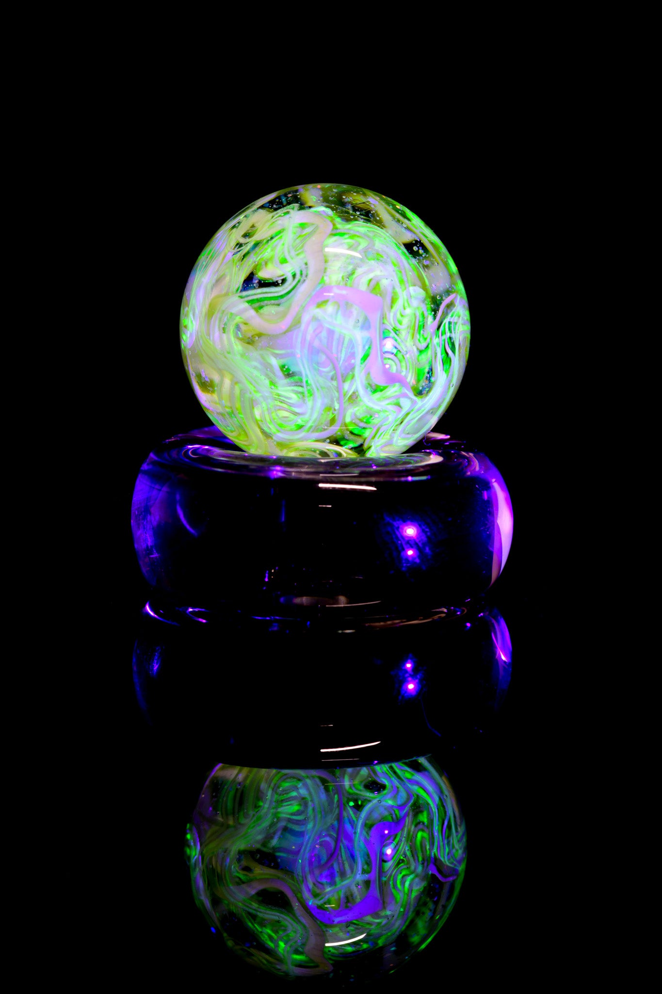 Scomo Glass - Scribble Tech Marble W/ Opal - 1