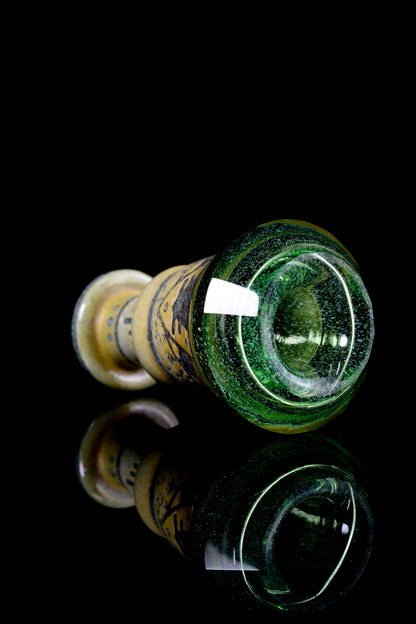 Corki's Portal Glass - Faceted Carved Chillum - 1