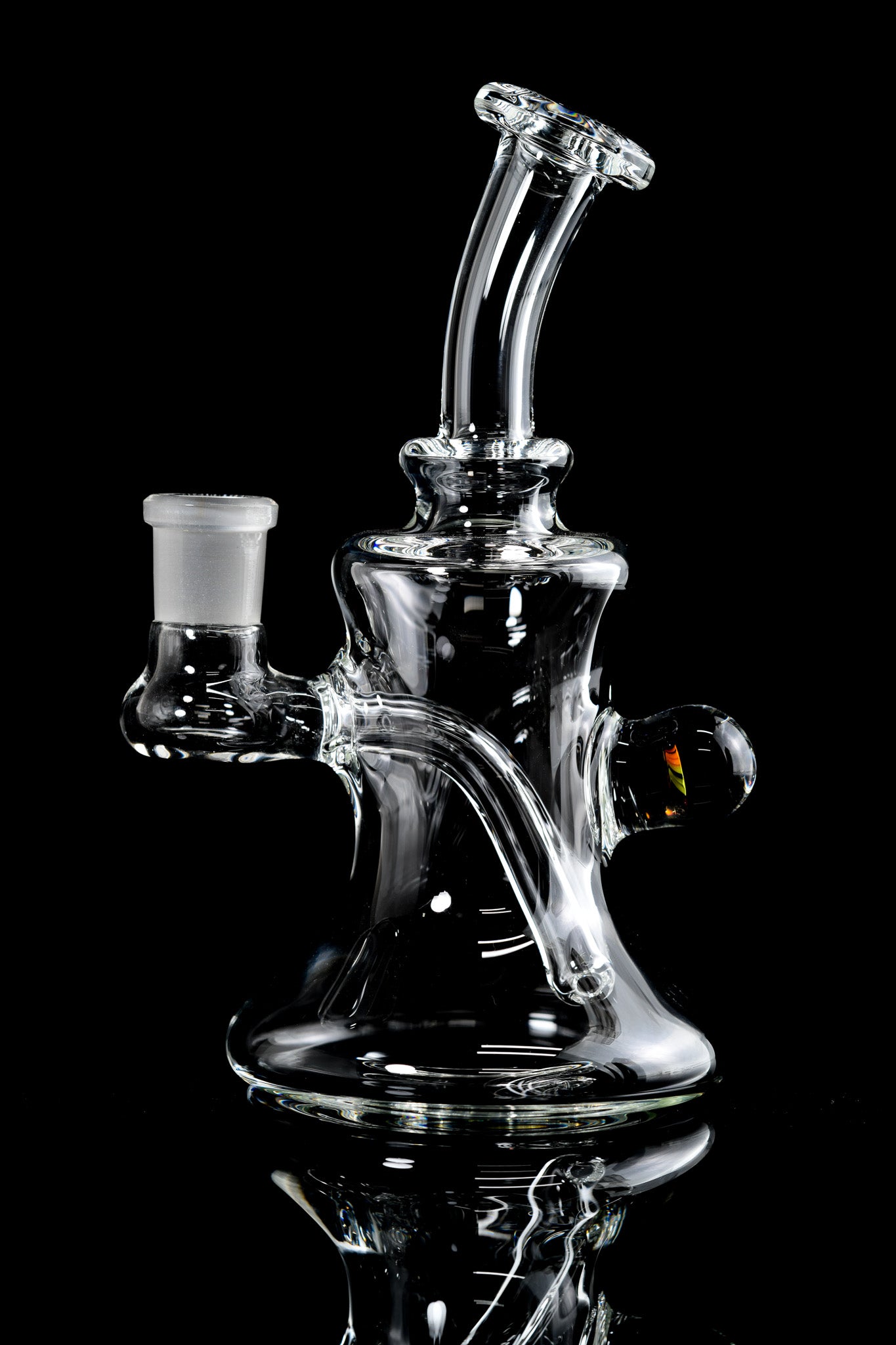 Green Belt Glass - Clear Mini Tube W/Millie - 1