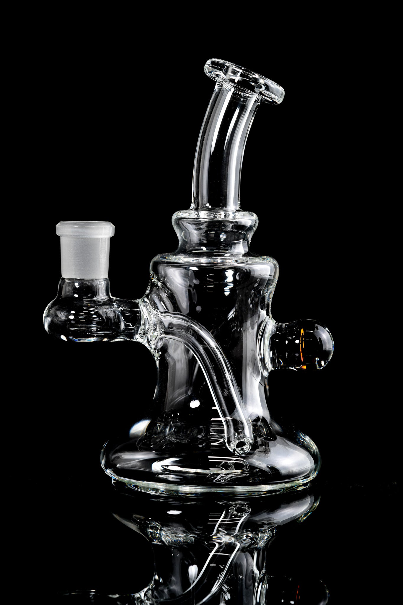 Green Belt Glass - Clear Mini Tube W/Millie - 3