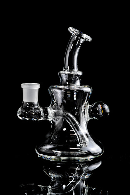 Green Belt Glass - Clear Mini Tube W/Millie - 4