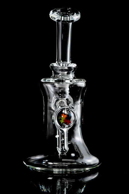 Green Belt Glass - Clear Mini Tube W/Millie - 1