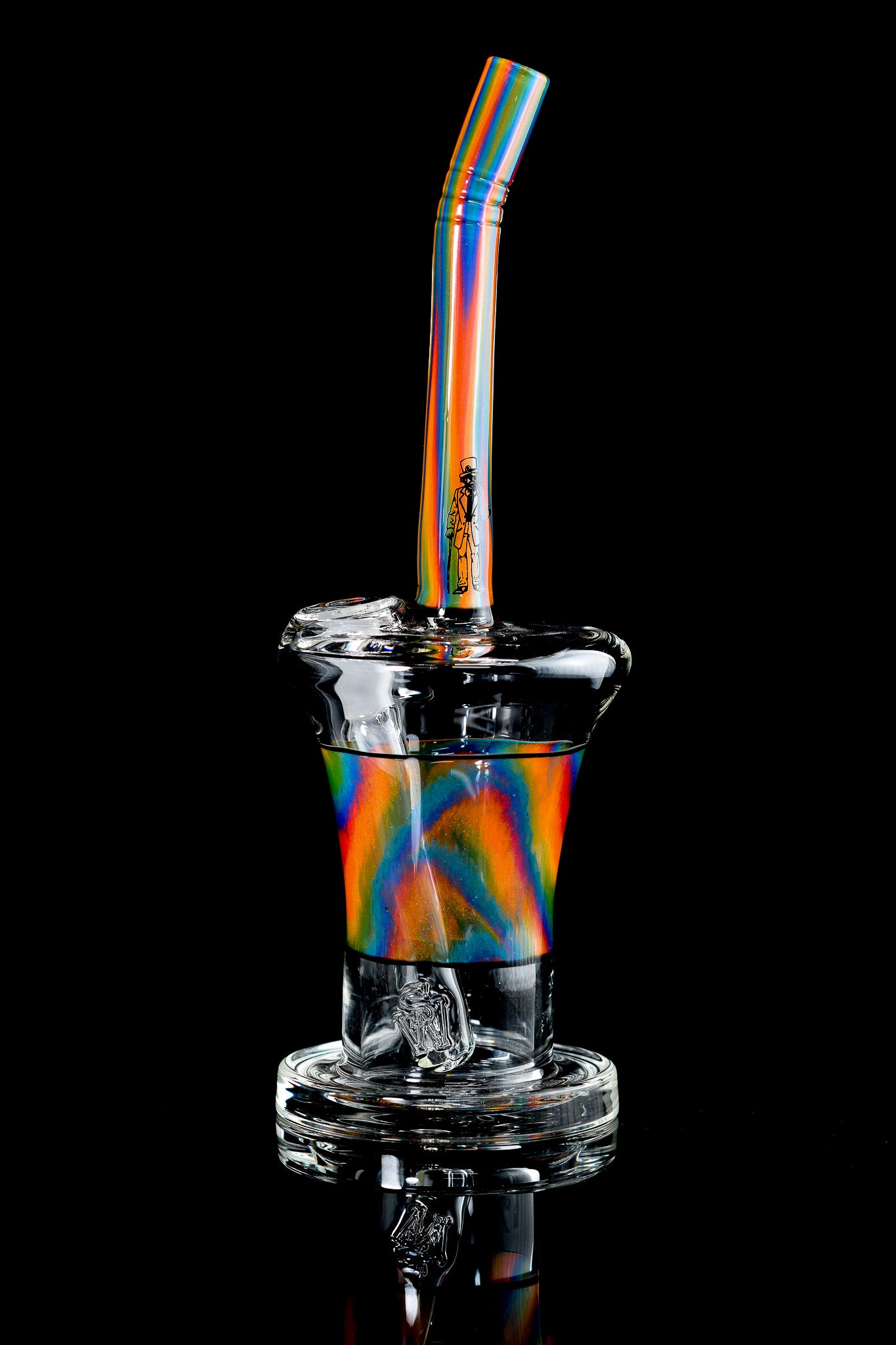 Slugworth Glass - 10mm Rainbow Cup Rig