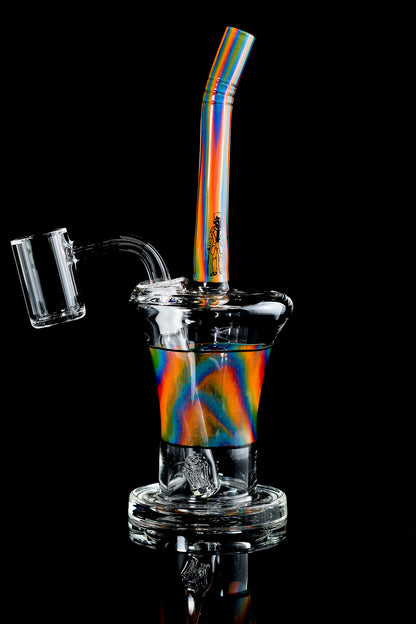 Slugworth Glass - 10mm Rainbow Cup Rig