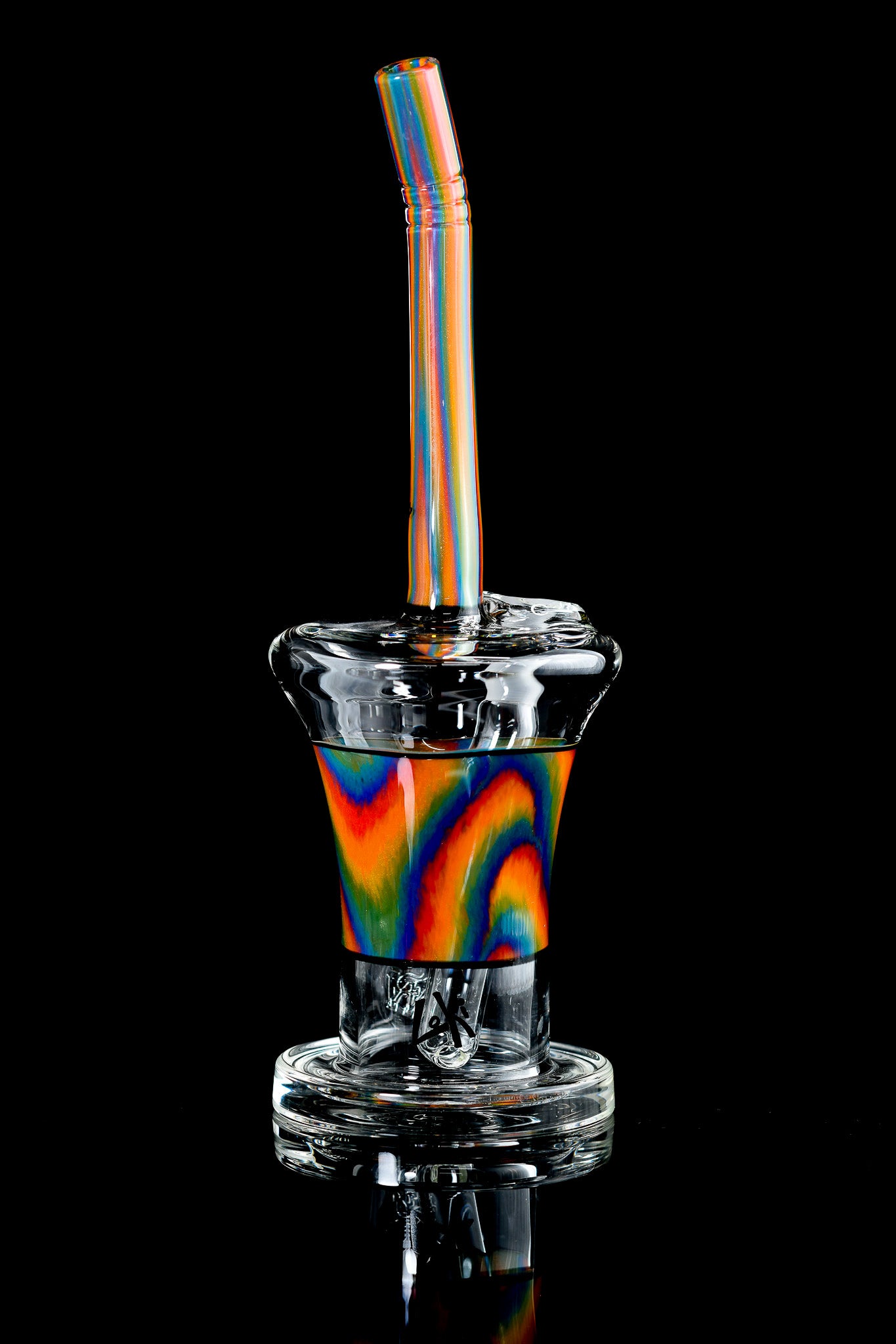 Slugworth Glass - 10mm Rainbow Cup Rig