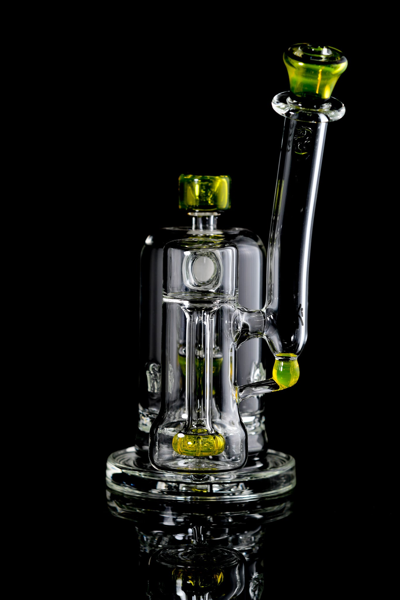 Sluworth Glass - 14mm Double Bubbler - 2