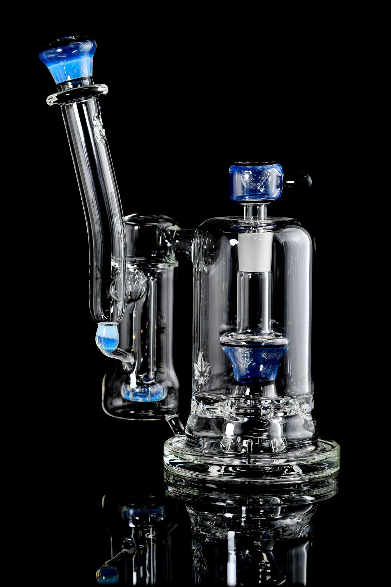 Sluworth Glass - 14mm Double Bubbler - 1