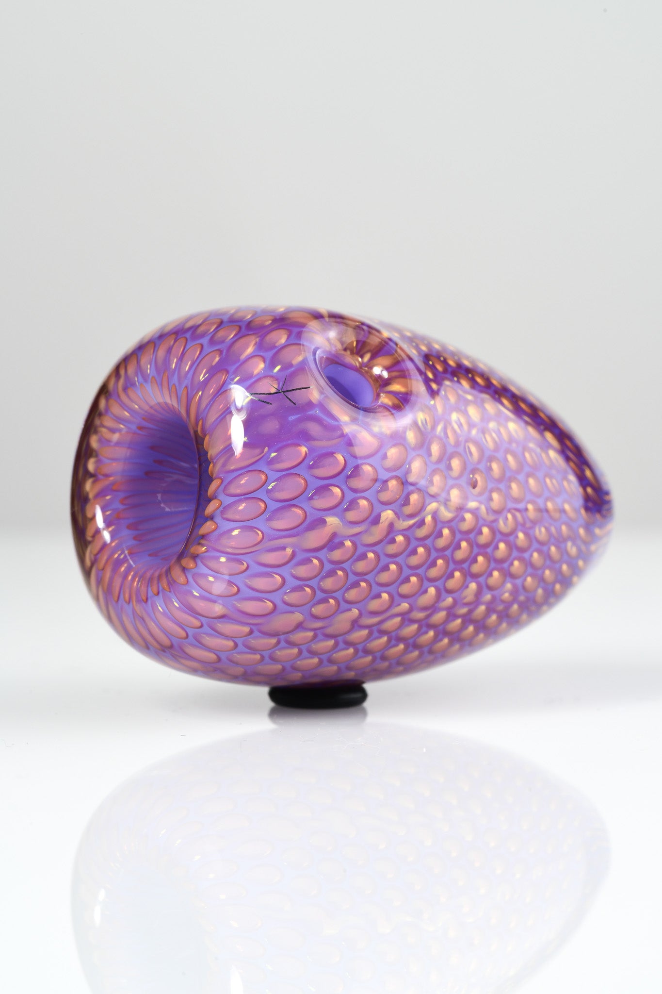 Firekist Glass - Snakeskin Dragon Egg Pipe - 4