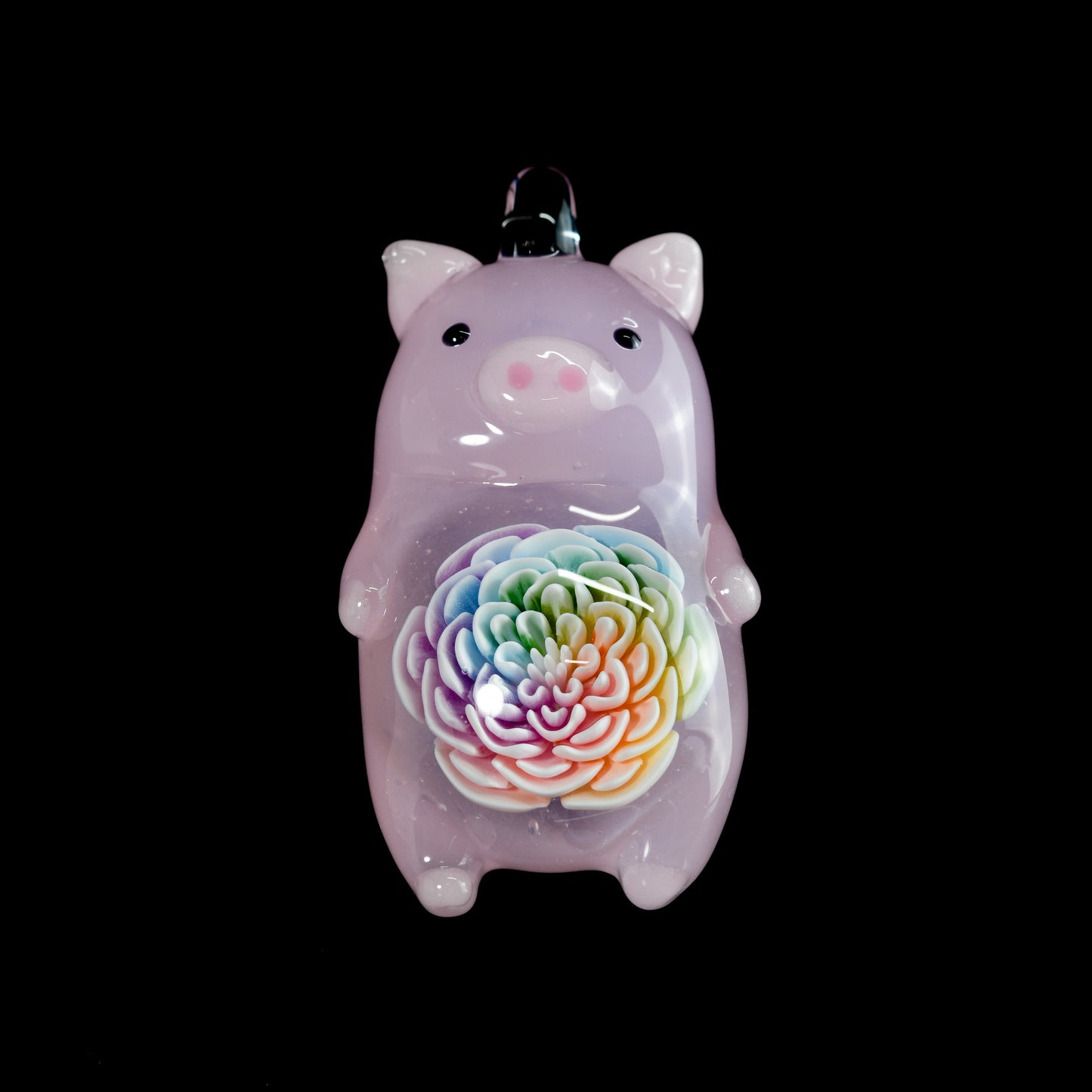 GlassAzu - Pig Pendant