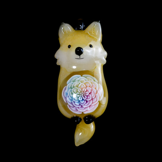 GlassAzu - Fox Pendant